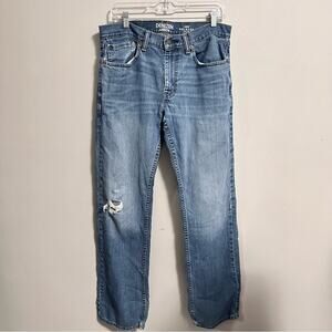 Levi’s Denzien 285 Relaxed Fit Light Wash Distressed Jeans Men’s 32x34